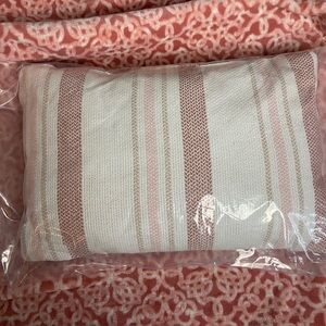 Target Blush and Cream Striped Pillow